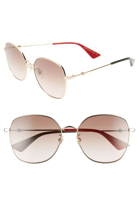 59mm round sunglasses gucci|gucci havana sunglasses men's.